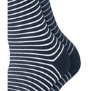 Esprit Navy Fine Line 2 Pack Socks