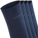 Esprit Navy Solid 4 Pack Socks