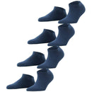 Esprit Navy Solid Sneaker 4 Pack Socks