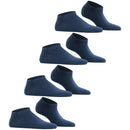 Esprit Navy Solid Sneaker 4 Pack Socks