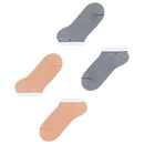 Esprit Orange Allover Stripe 2 Pack Sneaker Socks