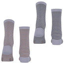 Esprit Purple Fine Line 2 Pack Socks