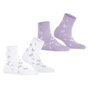 Esprit Purple Twig 2 Pack Socks