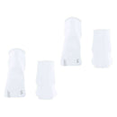 Esprit White Basic Pure 2 Pack Short Socks