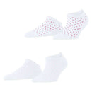 Esprit White Fine Dot 2 Pack Sneaker Socks