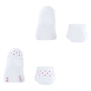 Esprit White Fine Dot 2 Pack Sneaker Socks