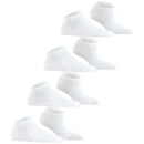 Esprit White Solid Sneaker 4 Pack Socks