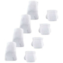 Esprit White Solid Sneaker 4 Pack Socks