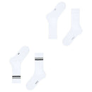 Esprit White Tennis Stripe 2 Pack Socks