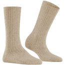 Falke Beige Cosy Wool Boot Socks