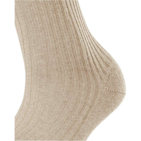 Falke Beige Cosy Wool Boot Socks
