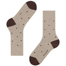 Falke Beige Dot Socks