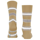 Falke Beige Marina Stripe Socks