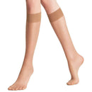 Falke Beige Seidenglatt 15 Denier Knee High Socks