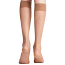 Falke Beige Seidenglatt 15 Denier Knee High Socks