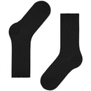 Falke Black Cosy Wool Boot Socks