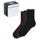 Falke Black Happy Box Thank You 3 Pack Socks