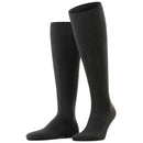 Falke Black Lhasa Rib Knee High Socks