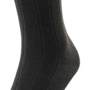 Falke Black Lhasa Rib Knee High Socks