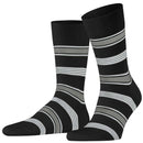 Falke Black Marina Stripe Socks