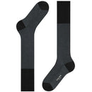 Falke Black Oxford Stripe Knee High Socks