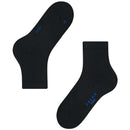 Falke Black Run Rib Short Socks