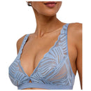 Falke Blue Delicate Touch Triangle Bralette