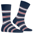 Falke Blue Marina Stripe Socks