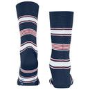 Falke Blue Marina Stripe Socks