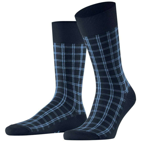 Falke Blue Modern Tailor Socks