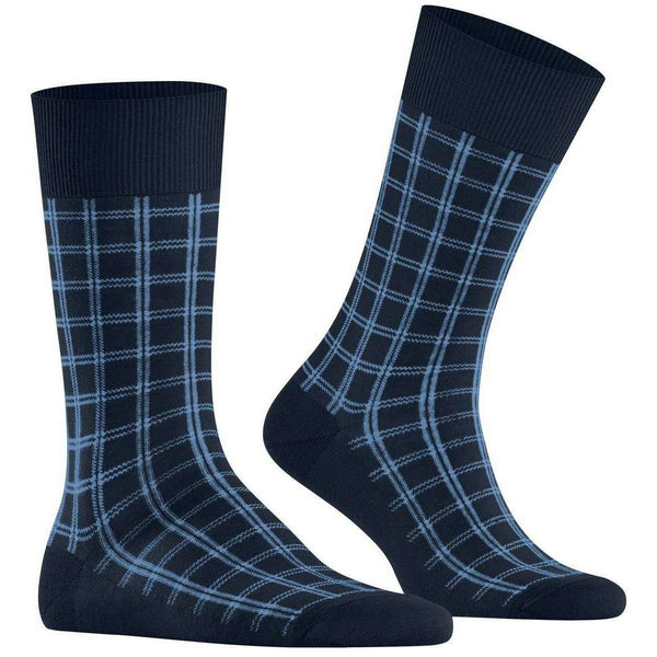 Falke Blue Modern Tailor Socks