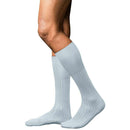 Falke Blue No 13 Finest Piuma Cotton Knee High Socks