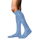 Falke Blue No 9 Pure Fil d´Écosse Knee High Socks