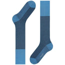 Falke Blue Oxford Stripe Knee High Socks