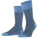 Falke Blue Oxford Stripe Socks