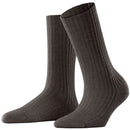 Falke Brown Cosy Wool Boot Socks