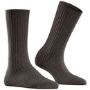 Falke Brown Cosy Wool Boot Socks