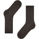 Falke Brown Cosy Wool Boot Socks