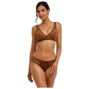Falke Brown Delicate Touch Triangle Bralette