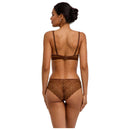 Falke Brown Delicate Touch Triangle Bralette