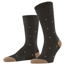 Falke Brown Dot Socks