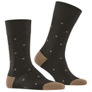 Falke Brown Dot Socks