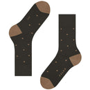 Falke Brown Dot Socks