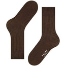 Falke Brown Lhasa Rib Socks