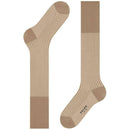 Falke Brown Oxford Stripe Knee High Socks