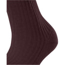 Falke Burgundy Cosy Wool Boot Socks