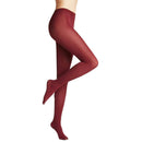 Falke Burgundy Cotton Touch Tights