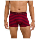 Falke Burgundy Daily Comfort Striped Boxer Brief