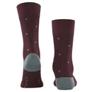 Falke Burgundy Dot Socks