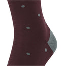 Falke Burgundy Dot Socks